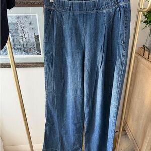 James Perse Pleated Denim Pant